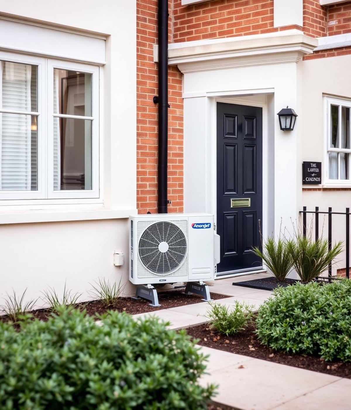 Air conditioning unit installed at a London home
